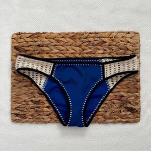 Victoria’s Secret Crochet Blue Swim Bottom